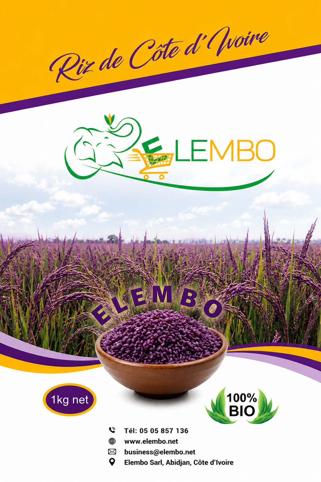 Riz Violet Elembo