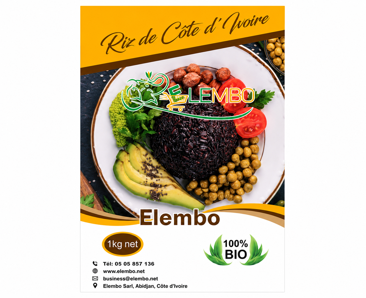 Riz Noir Elembo Premium Santé